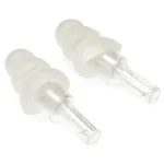 Protectores Auditivos Vic Firth Vic Ear, Blanco, Tamaño Grande, Con Estuche