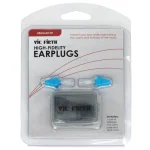 Protectores Auditivos Vic Firth Vic Ear, Azul, Tamaño Estándar, Con Estuche
