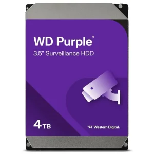 Disco Interno Western Digital Purple 4TB SATA3 5400rpm 128MB Cache 3.5"