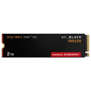 Disco SSD Western Digital WD_BLACK SN8100 NVMe 2TB, TLC 3D CBA NAND, PCIe Gen5x4, M.2 2280