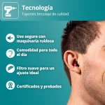 Protectores Auditivos Alpine WorkSafe, Negro, Con Estuche