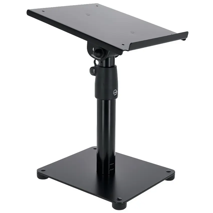 Soporte de Mesa para Monitor de Estudio K&M 26776, Inclinable, Altura Ajustable