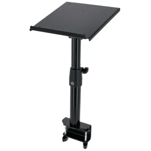 Soporte con Abrazadera para Monitor de Estudio K&M 26778, Inclinable, Altura Ajustable