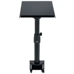 Soporte con Abrazadera para Monitor de Estudio K&M 26778, Inclinable, Altura Ajustable