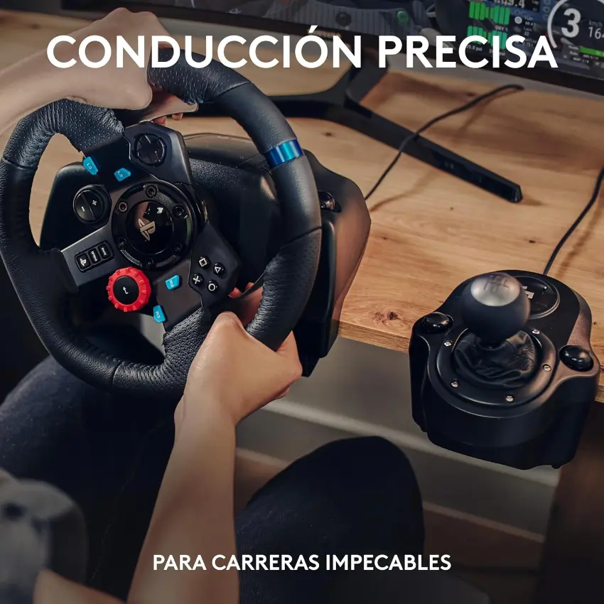 Volante con Pedalera y Palanca de Cambios Logitech G G29 SE Driving Force