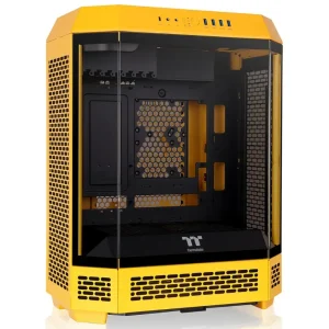 Gabinete Thermaltake The Tower 600, ATX, Sin Fuente, 3 Vidrios Templados, 2 Fan 14 cm, Bumblebee, Amarillo