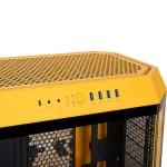 Gabinete Thermaltake The Tower 600, ATX, Sin Fuente, 3 Vidrios Templados, 2 Fan 14 cm, Bumblebee, Amarillo