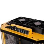 Gabinete Thermaltake The Tower 600, ATX, Sin Fuente, 3 Vidrios Templados, 2 Fan 14 cm, Bumblebee, Amarillo