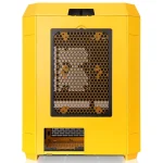 Gabinete Thermaltake The Tower 600, ATX, Sin Fuente, 3 Vidrios Templados, 2 Fan 14 cm, Bumblebee, Amarillo