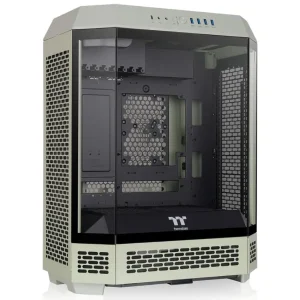 Gabinete Thermaltake The Tower 600, ATX, Sin Fuente, 3 Vidrios Templados, 2 Fan 14 cm, Matcha Green