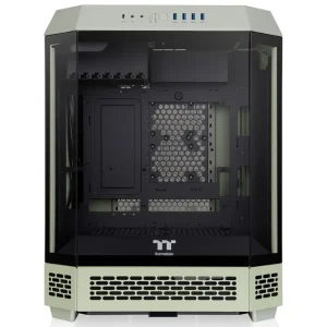 Gabinete Thermaltake The Tower 600, ATX, Sin Fuente, 3 Vidrios Templados, 2 Fan 14 cm, Matcha Green
