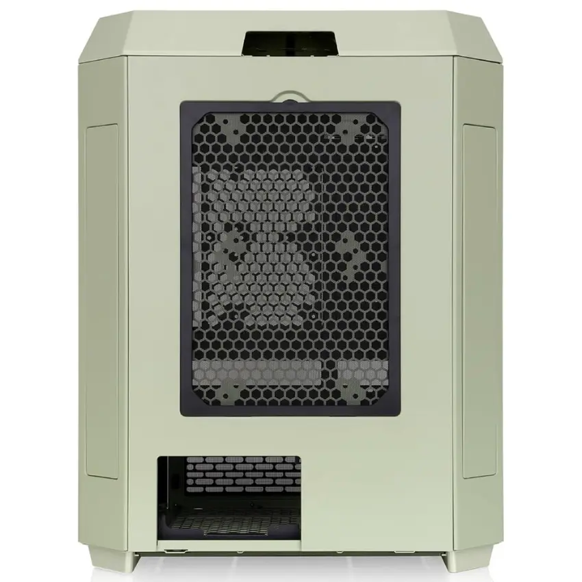 Gabinete Thermaltake The Tower 600, ATX, Sin Fuente, 3 Vidrios Templados, 2 Fan 14 cm, Matcha Green