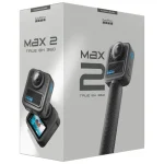 Cámara GoPro MAX2 360 Accessory Bundle, Poste de Extensión, 2 Baterías Enduro, Tarjeta SanDisk MicroSD de 64 GB