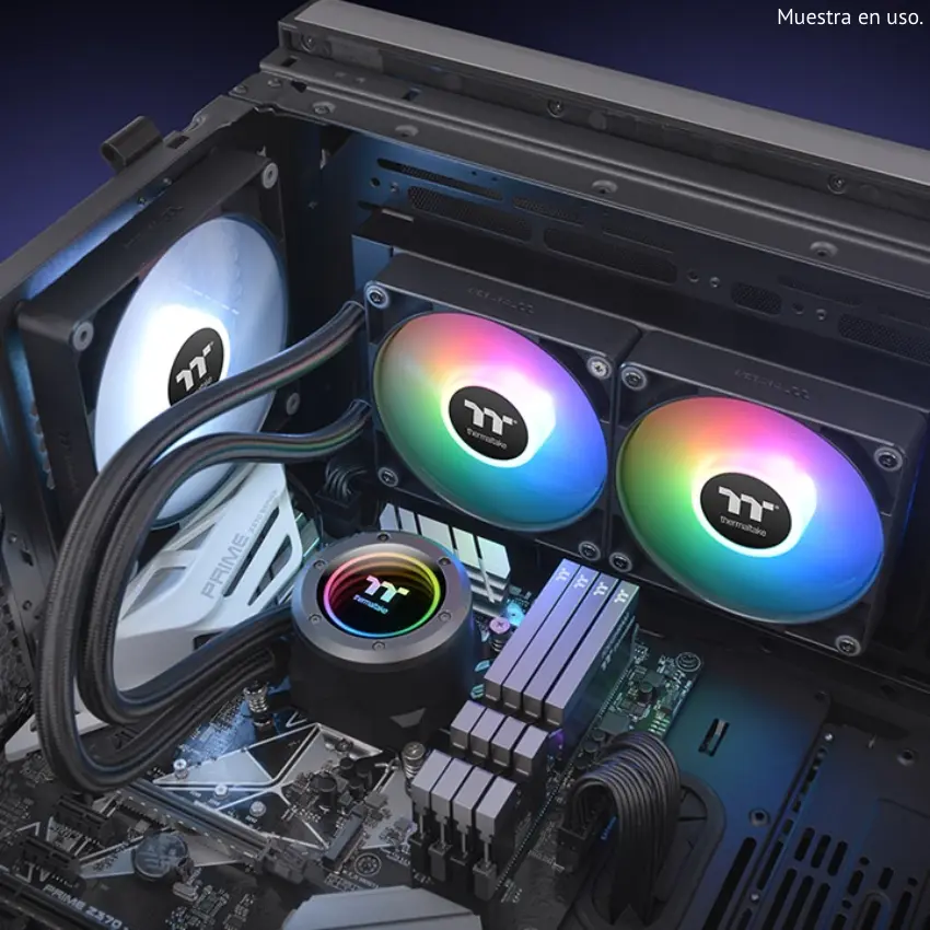 Refrigerador Líquido para CPU Thermaltake TH240 V2 ARGB, Water Cooler, Negro