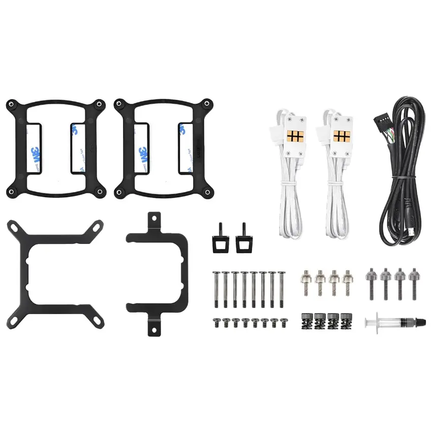 Refrigerador Líquido para CPU Thermaltake TH240 V2 Ultra EX ARGB, Water Cooler, Blanco