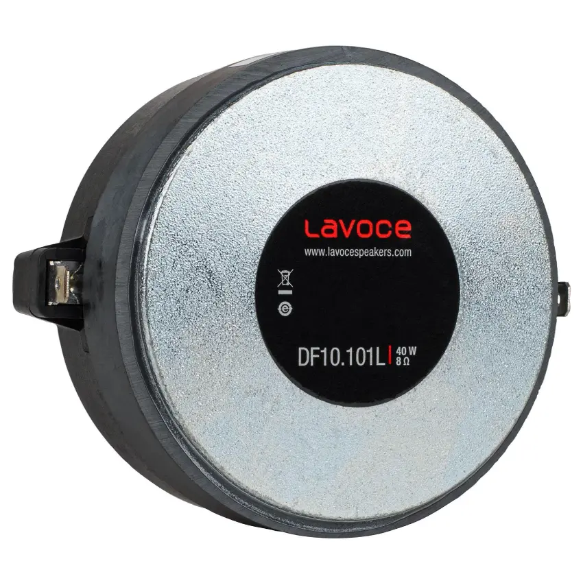 Driver de Compresión Lavoce DF10.101L de 1", 20 W, 107 dB, 8 ohms, Bolt-On