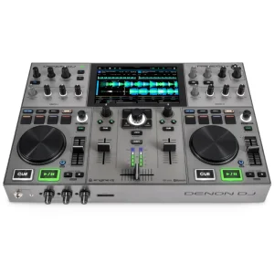 Controlador Recargable Denon DJ Prime GO+ Todo en Uno con Pantalla Táctil de 7"