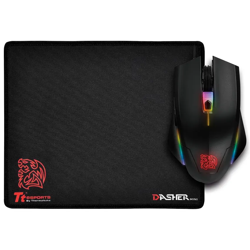 Combo de Mouse y Mousepad Thermaltake Tt eSPORTS Talon Elite RGB