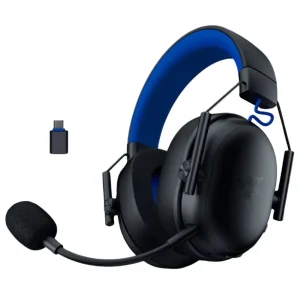 Auriculares Inalámbricos Razer BlackShark V3 X HyperSpeed para PlayStation, PC, Mac, Nintendo Switch y Smartphones, Gamer, Bluetooth, USB, Negro/Azul