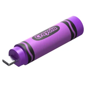 Pendrive SanDisk Crayola, 64GB, USB-C 3.2 Gen 1, Vivid Violet, Violeta
