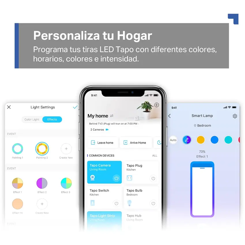 Tira de Luz LED Wi-Fi Inteligente TP-Link Tapo L900-10, A todo color, Dos tiras de 5 m