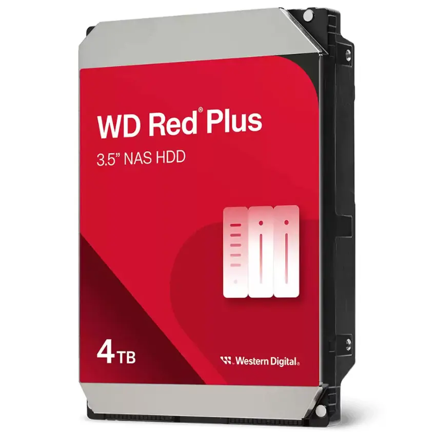 Disco Interno Western Digital Red Plus 4TB SATA3 7200rpm 128MB Cache 3.5"