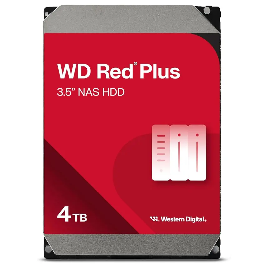 Disco Interno Western Digital Red Plus 4TB SATA3 7200rpm 128MB Cache 3.5"