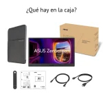 Monitor Portátil ASUS ZenScreen MB169CG, 15.6", 60Hz, IPS, 1920x1080, 5ms, Mini HDMI, USB-C