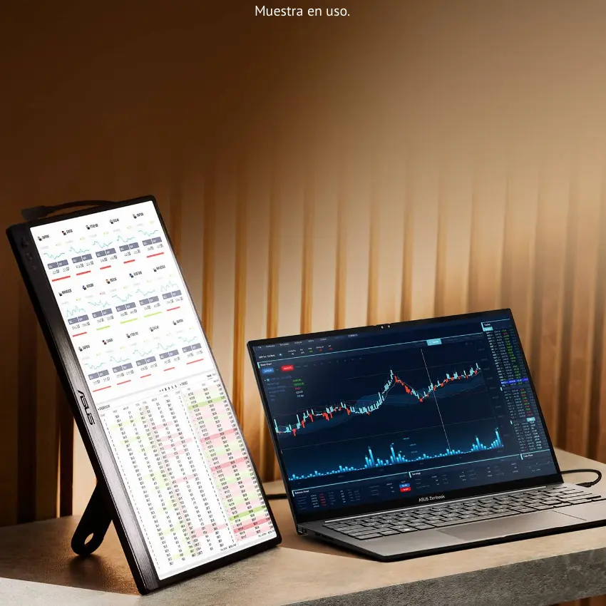 Monitor Portátil ASUS ZenScreen MB169CG, 15.6", 60Hz, IPS, 1920x1080, 5ms, Mini HDMI, USB-C