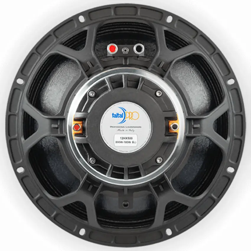 Parlante Coaxial FaitalPRO 12HX500, BF (Woofer de 12" - 400 W - 95 dB - 8 ohms), AF (90 W - 105 dB - 8 ohms)