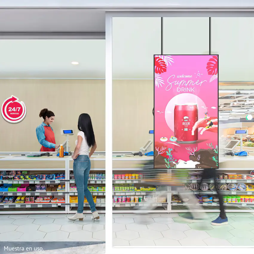 Monitor Comercial LG 49XS4P, 49", FHD 1920x1080, Ultrabrillante, webOS