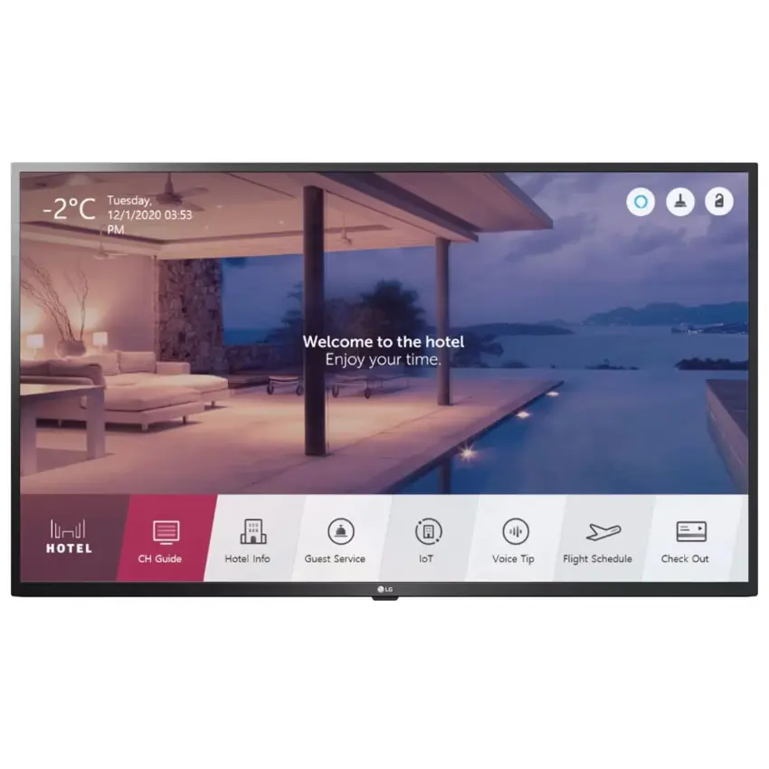 Monitor Comercial LG 55UM767, 55", UHD 4K, Hotel TV, webOS