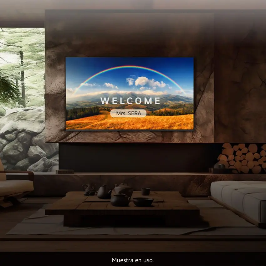 Monitor Comercial LG 55UM767, 55", UHD 4K, Hotel TV, webOS