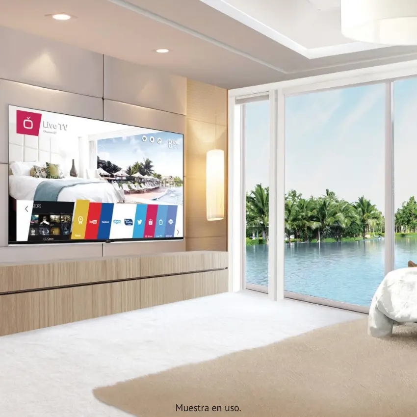Monitor Comercial LG 55UM767, 55", UHD 4K, Hotel TV, webOS
