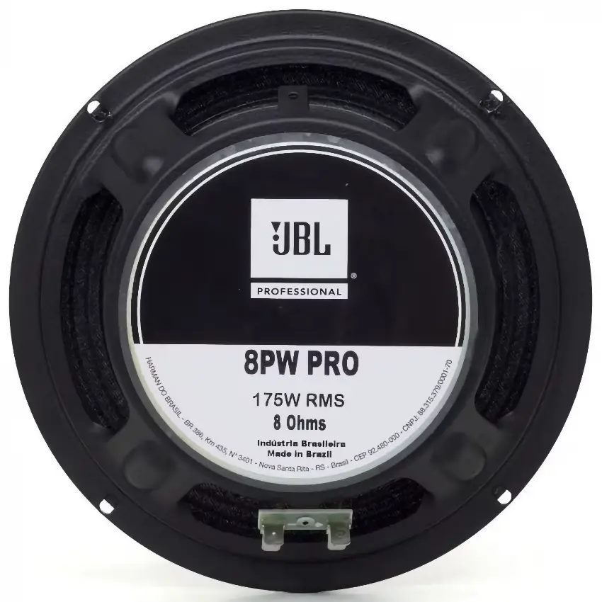 Parlante JBL Selenium 8PW PRO, Woofer de 8", 175 W, 93 dB, 8 ohms