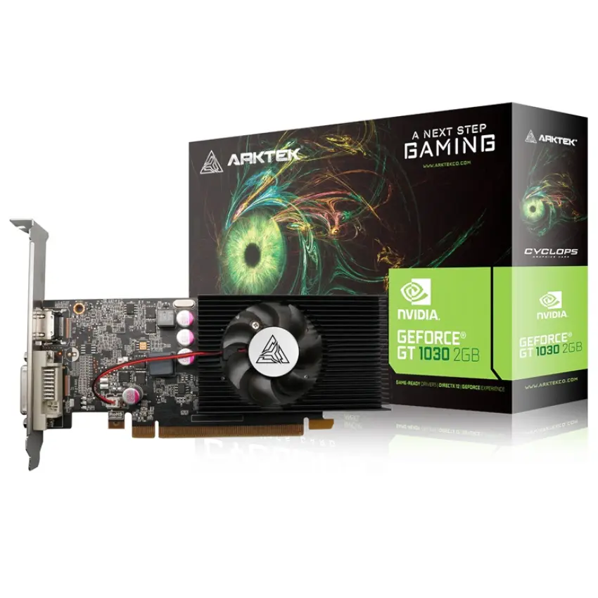 Placa de Video Arktek GeForce GT 1030 2GB GDDR5 Low Profile Placa de Video Arktek GeForce GT 1030 2GB GDDR5 Low Profile