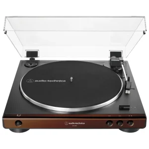 Bandeja Giradiscos Audio-Technica AT-LP60X-BW (Marrón/Negro)