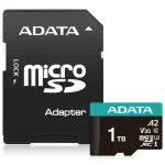 Tarjeta de Memoria ADATA Premier Pro microSDXC/SDHC 1TB, U3, V30, A2, Clase 10, Adaptador