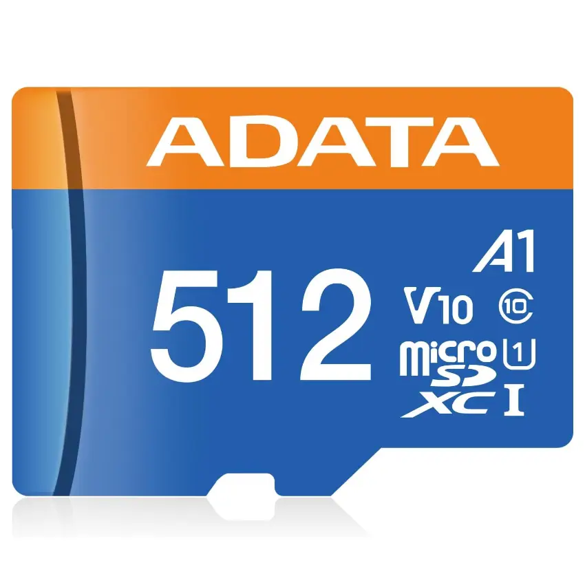 Tarjeta de Memoria ADATA Premier microSDXC/SDHC 512GB, U1, V10, A1, Clase 10, Adaptador