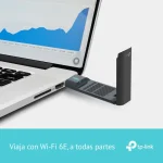 Adaptador USB TP-Link Archer TXE70UH, AX5400, Triple Banda