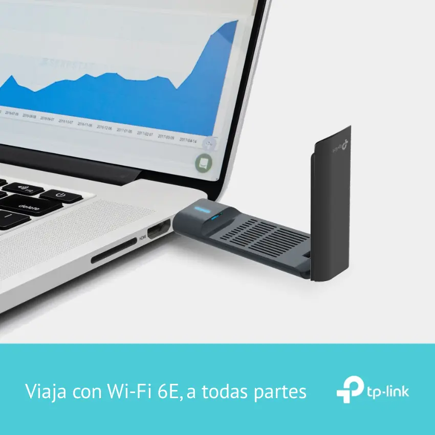 Adaptador USB TP-Link Archer TXE50UH, AX3000, Triple Banda Adaptador USB TP-Link Archer TXE50UH, AX3000, Triple Banda
