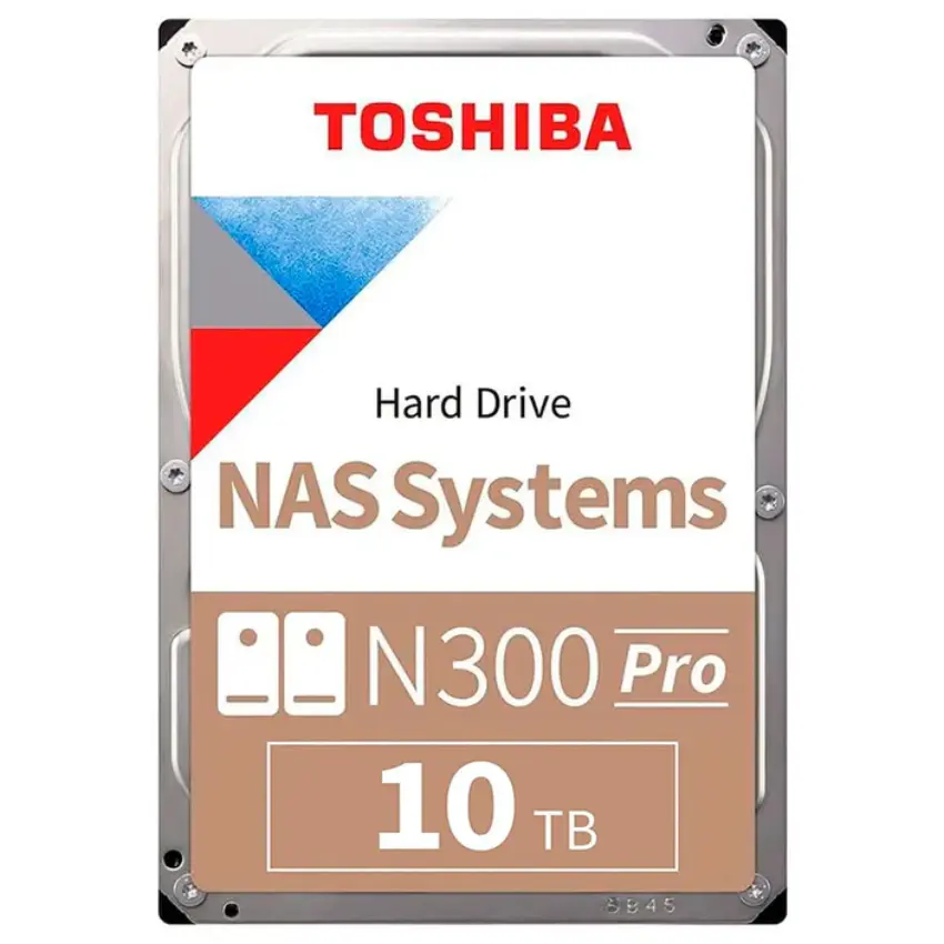 Disco Interno Toshiba N300 Pro 10TB SATA3 7200rpm 512MB Cache 3.5"