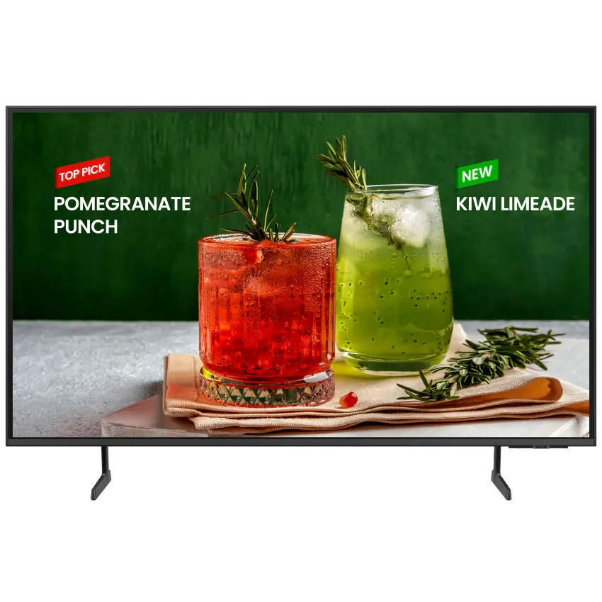 Televisor Empresarial Samsung BED-H, 55", Crystal UHD 4K, Business TV, Tizen Enterprise