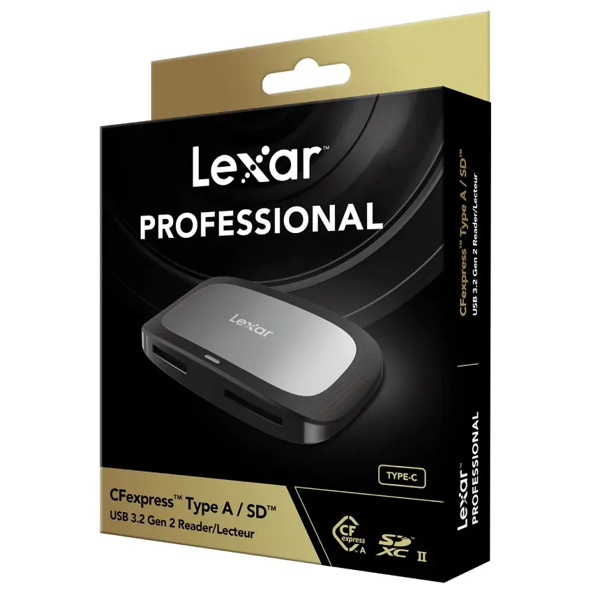 Lector de Tarjetas Lexar Professional CFexpress Tipo A/SD USB 3.2 Gen 2