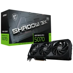 Placa de Video MSI GeForce RTX 5070 12G SHADOW 3X OC