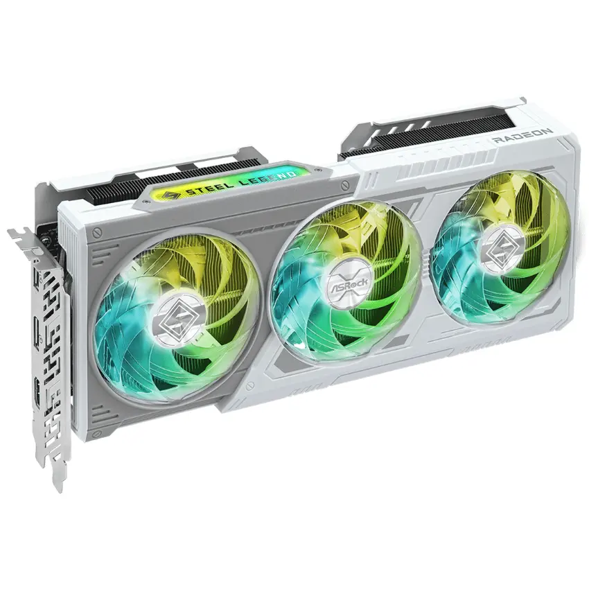 Placa de Video ASRock AMD Radeon RX 9060 XT Steel Legend 8GB OC Placa de Video ASRock AMD Radeon RX 9060 XT Steel Legend 8GB OC