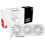 Placa de Video PowerColor Hellhound Spectral White AMD Radeon RX 9070 XT 16GB GDDR6