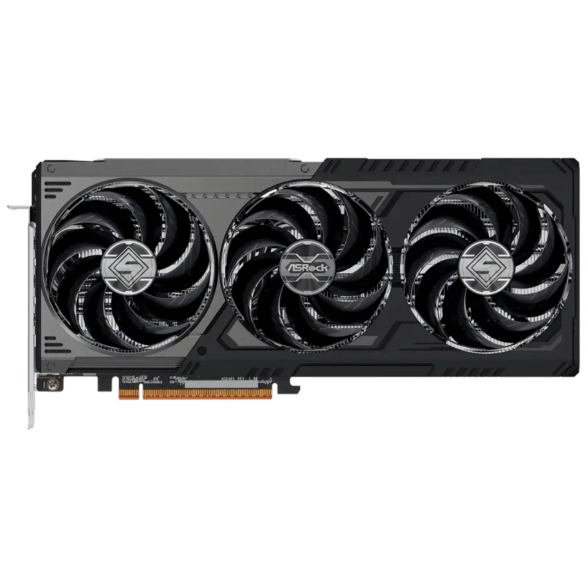 Placa de Video ASRock AMD Radeon RX 9070 XT Steel Legend Dark 16GB Placa de Video ASRock AMD Radeon RX 9070 XT Steel Legend Dark 16GB