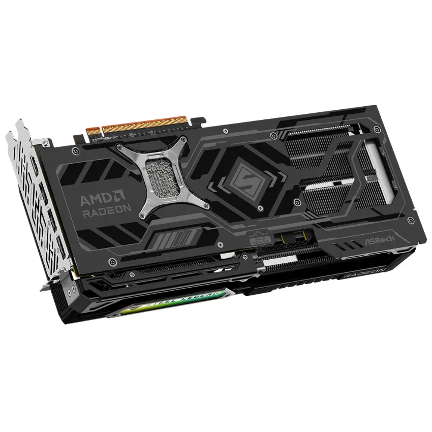 Placa de Video ASRock AMD Radeon RX 9070 XT Steel Legend Dark 16GB Placa de Video ASRock AMD Radeon RX 9070 XT Steel Legend Dark 16GB