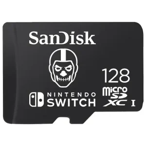 Tarjeta de Memoria microSDXC SanDisk 128GB, UHS-I, U3, V30, Clase 10, Edición Fortnite